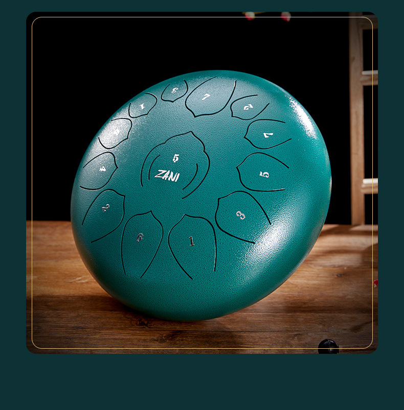 zani空灵鼓12寸11音无忧鼓13音手碟鼓钢舌鼓初学打击乐器空灵鼓