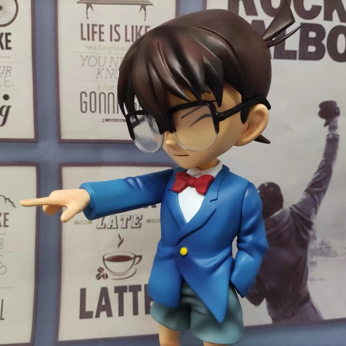 名侦探柯南手办工藤新一gk雕像景品lk摆件动漫周边生日礼物