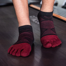 定制五指袜纯棉运动男款女士短筒夏季分趾袜子速干跑步吸汗户外袜