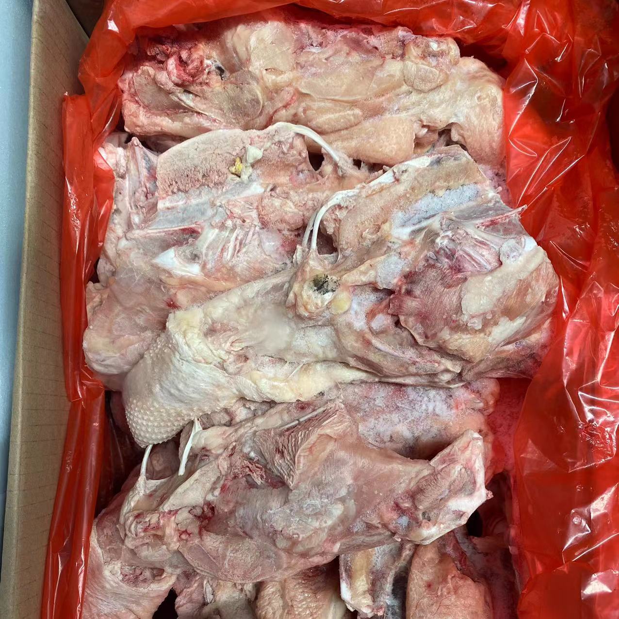 新鲜冷冻大号鸡架鸡壳鸡锁骨带脖7kg/件 成都冻货批发螺蛳粉炖汤