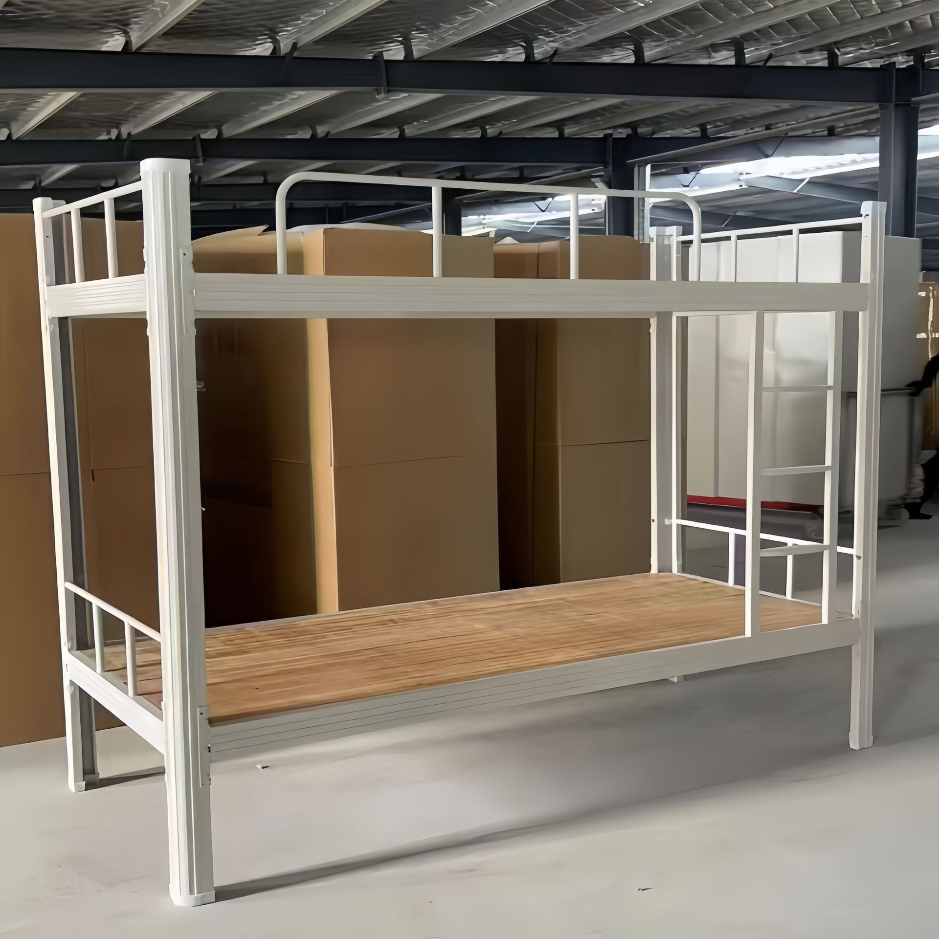 上下铺铁床高低床双层床公寓铁艺床学校宿舍型材床员工钢制上下床