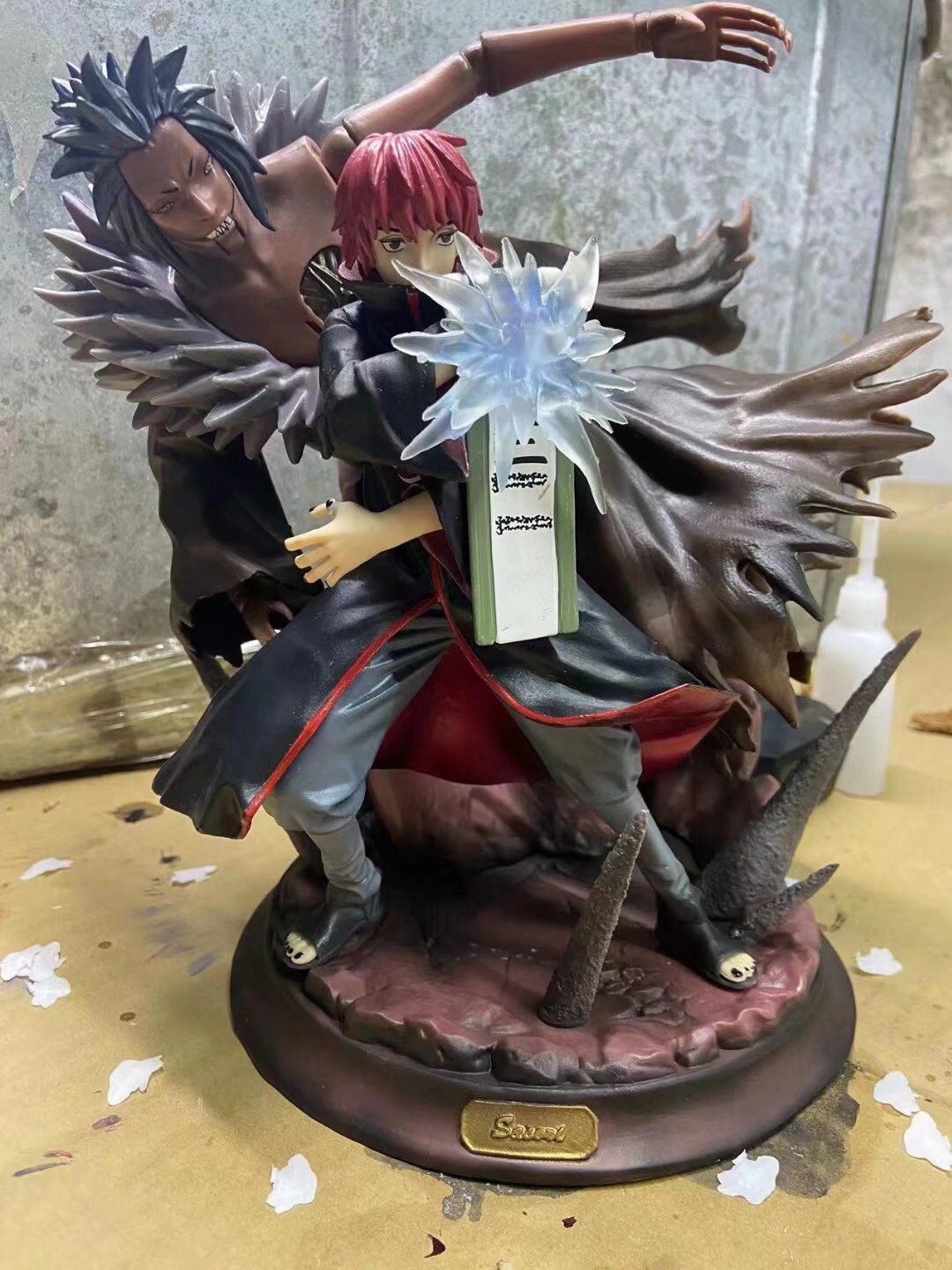 火影gk 晓组织 赤沙之蝎 机械蝎 场景盒装手办模型-阿里巴巴