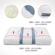 RKT4 保健枕 龍枕 凹槽按摩式乳胶枕 呵护颈椎专用枕头