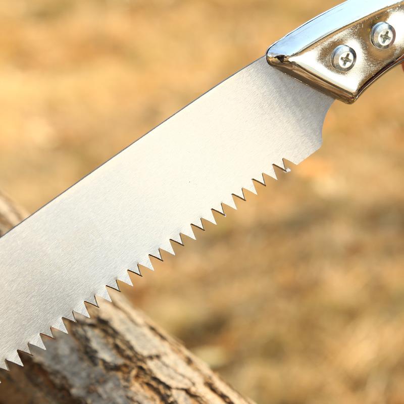 铁把金属锯子锯木据园林锯果树手锯木工锯伐木锯家用铁弯把手锯