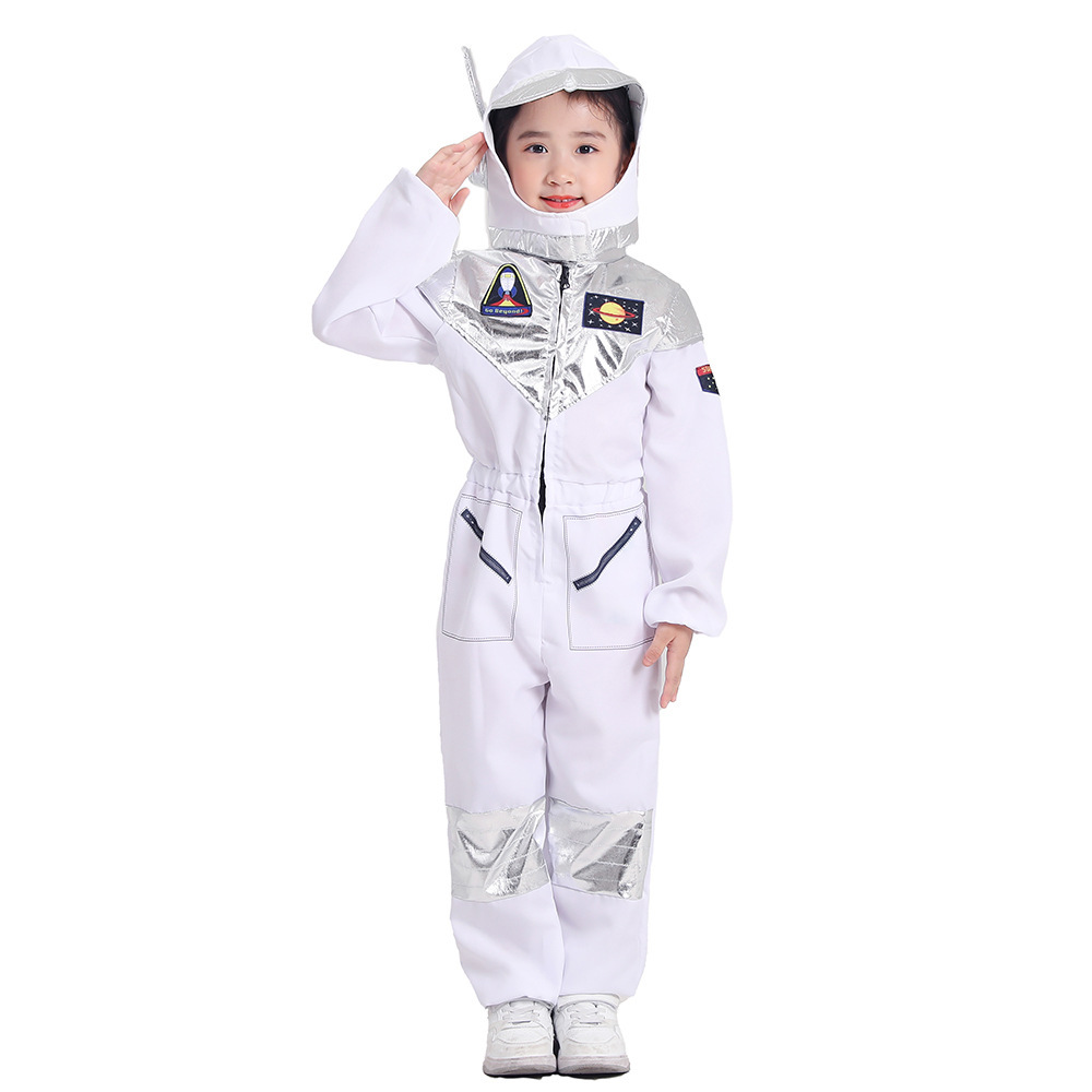 新款宇航员儿童太空服幼儿园演出服万圣节cos服装角色扮演宇航服