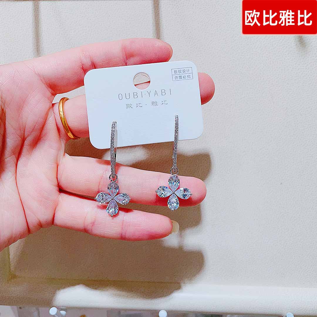 欧比雅比时尚混批夸张个性风潮几何耳饰新款女耳环耳钉饰品14675y