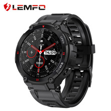 LEMFO 1.28英寸屏血压血氧心率健康检测天气运动计步K22智能手表