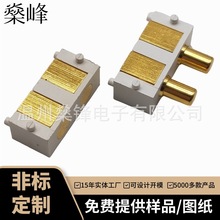 2p顶针侧贴SMT方形顶针2P侧贴针充电顶针pogo pin 充电针弹簧针