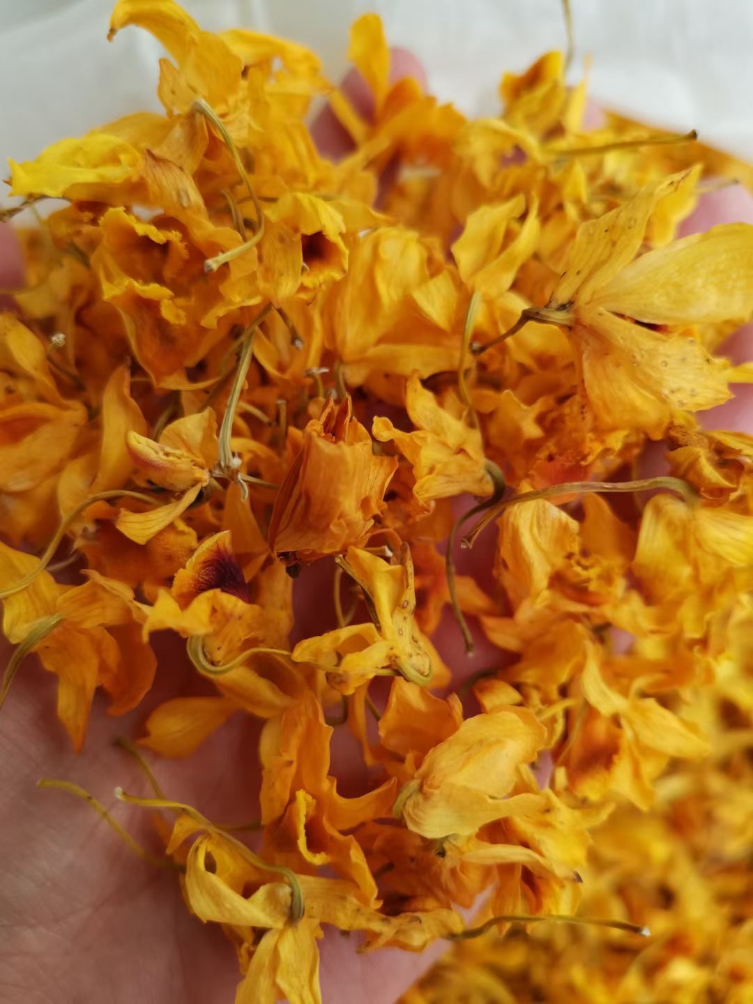 南君七批发云南铁皮石斛花 石斛干花鼓槌石斛花 花茶花草茶石斛