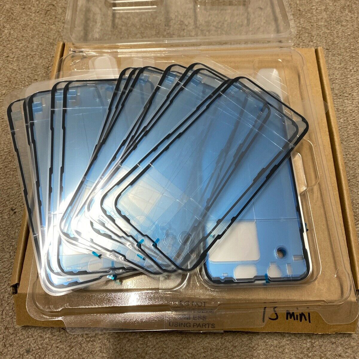 原装三层红膜防水胶 淡蓝膜一体密封防尘框胶 适用苹果iphone手机