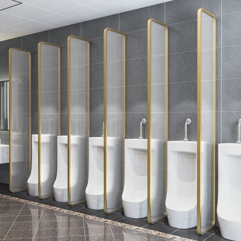 公共厕所隔断淋浴房玻璃卫生间隔板屏风便池男挡板商场酒店写字楼