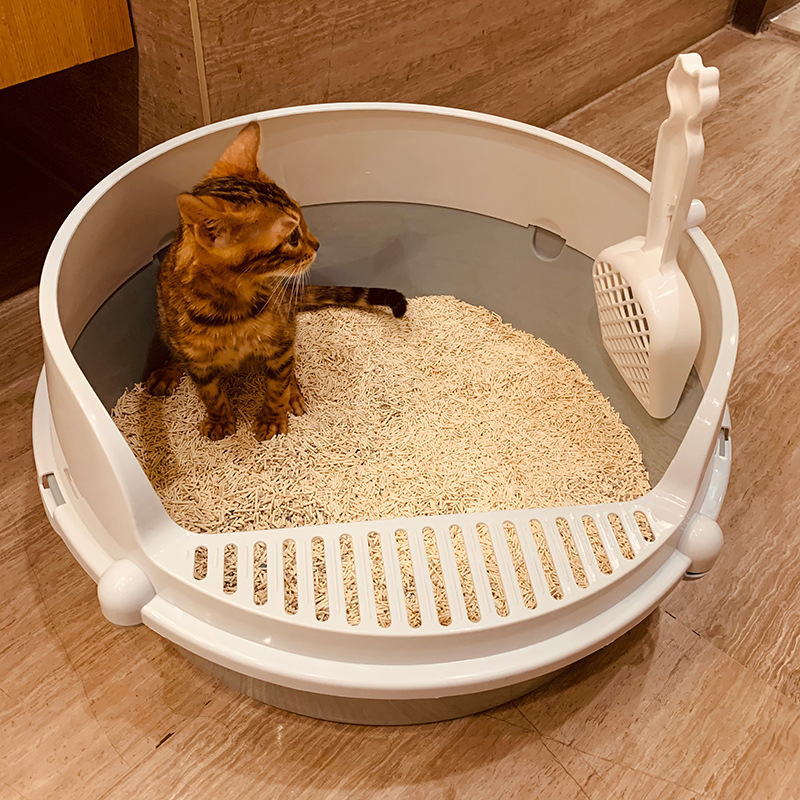 猫砂盆半封闭超大号特大号隔臭防外溅防带砂猫沙盘厕所猫咪用品