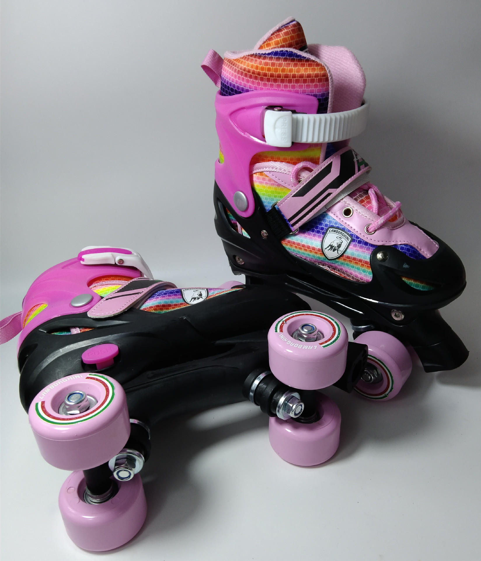 加工定制儿童男女款儿童双排四轮轮滑鞋速滑溜冰鞋