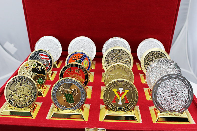 金属纪念币纪念收藏品企业周年庆礼品纪念章纯银币纯金币游戏币订