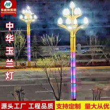 玉兰灯生产厂家市政工程中华灯户外道路照明灯广场景区LED景观灯