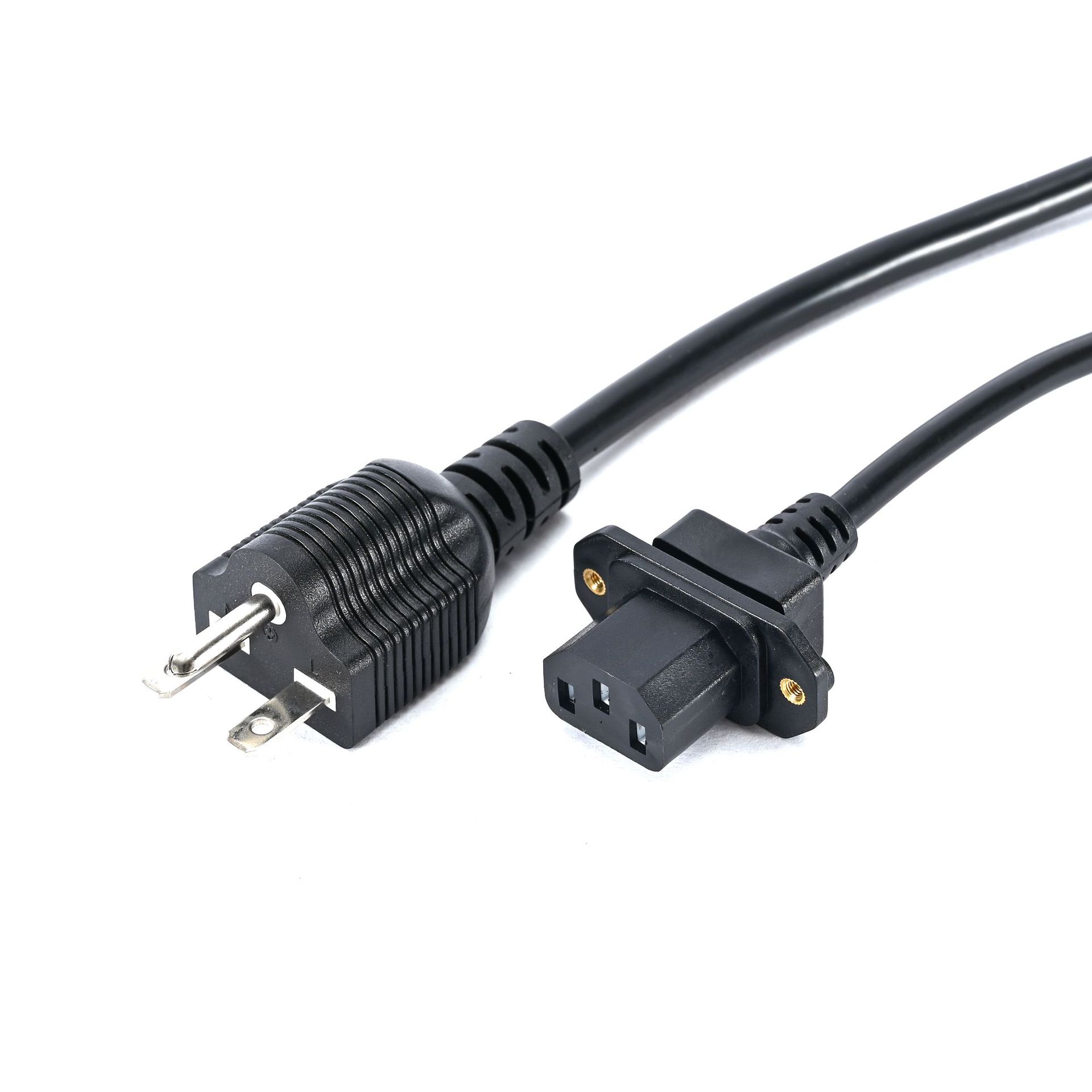 日规电源线 pse日本二插电脑dc电源线品字尾加地线3芯纯铜电源线