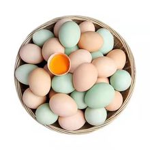 农家土鸡蛋农林生态散养鲜鸡蛋初生蛋绿壳蛋新鲜虫蛋笨鸡蛋跨境