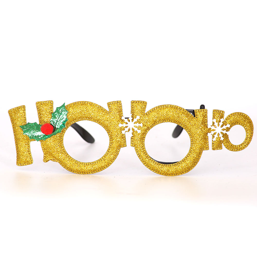 Amazon Christmas Decorations Christmas Glasses Party Decoration Supplies Christmas Products Snowman Antlers Glasses Frame