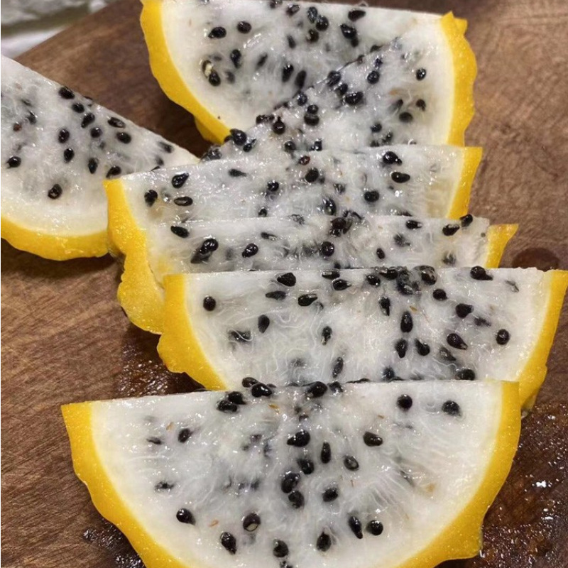 海南麒麟果黄色火龙果麒麟燕窝果新鲜黄龙果4斤空运 【一件起拍