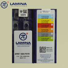 Lamina数控铣刀片APMT1604PDTR LT30硬质合金PVD 涂层正品新包装
