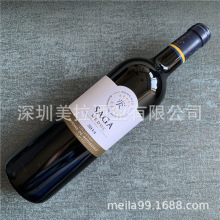 法国原瓶进口红酒传说梅多克干红葡萄酒SAGA Medoc 2014年