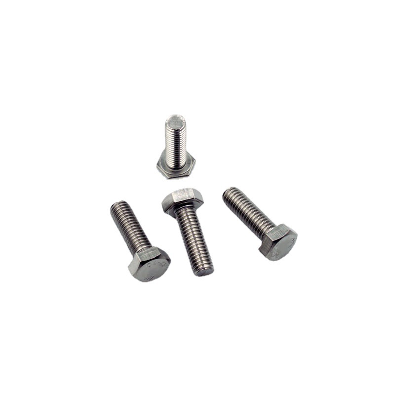 Factory in Stock 304 Stainless Steel Hex Screw Din933 Hexagon Head Screw M3-M18 External Hexagon Bolt