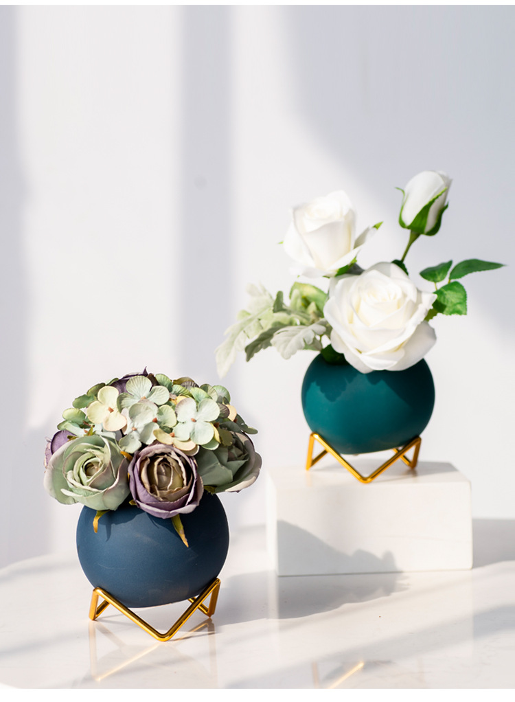 创意装饰品摆设客厅房间布置电视柜桌面茶几假花艺北欧家居小摆件