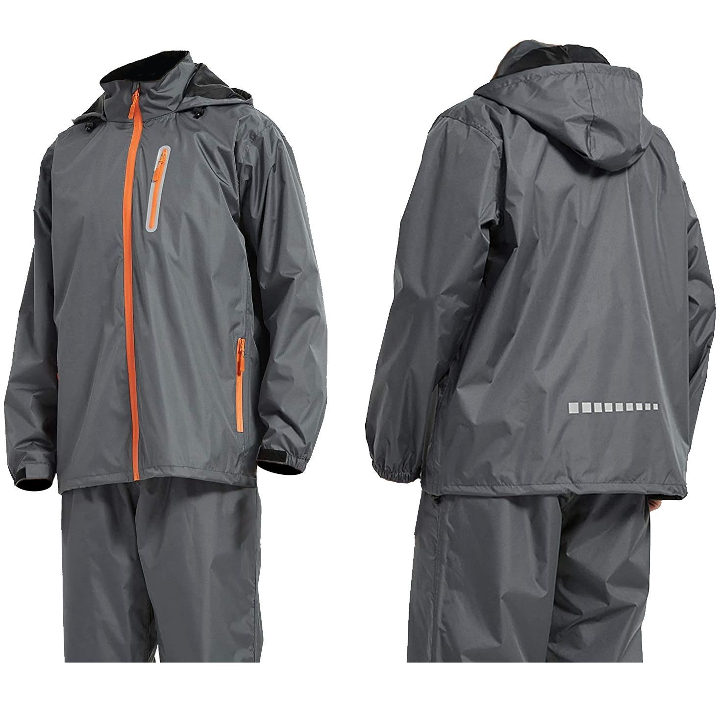 华海雨衣分体套装雨衣雨裤分体式休闲双层防暴雨反光雨衣可印刷