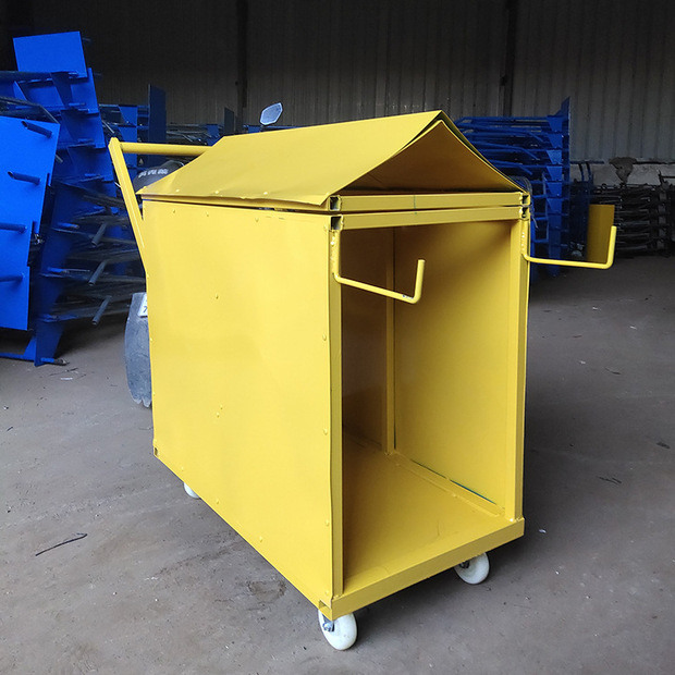 定制焊机小推车车间移动工具多功能收纳架子焊机手推车带灭火器槽