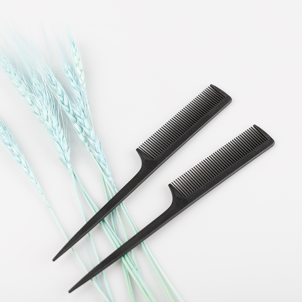 美发分发梳子 小塑料梳 尖尾塑料梳 假发小礼品 一字梳