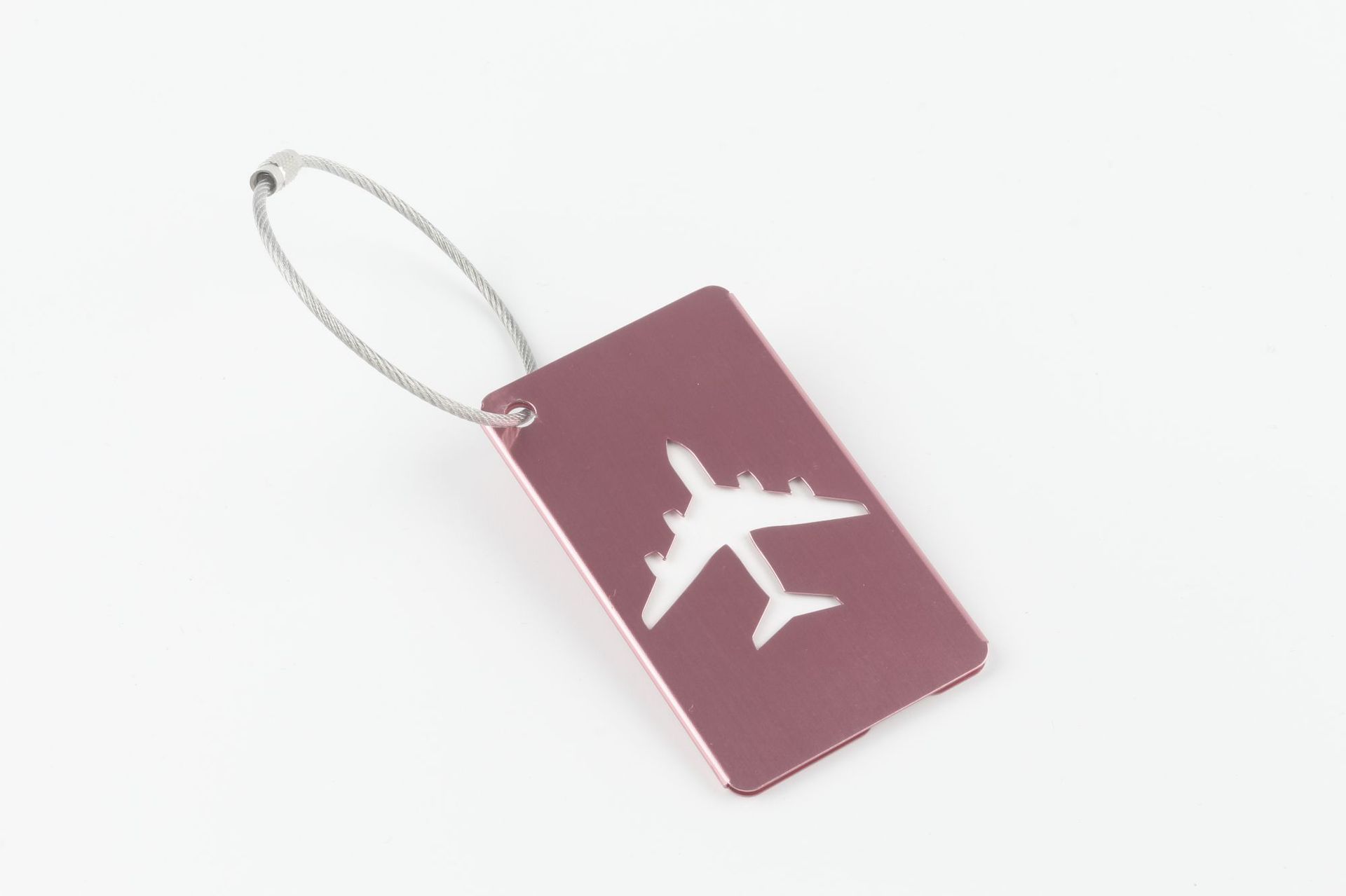 Cross-Border Metal Baggage Tag Boarding Bag Aircraft Modeling Business Gift Consignment Hanging Card Metal Box Dog Tag