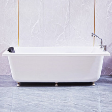 家用成人亚克力小户型免安装彩色双层保温独立式酒店工程浴缸浴盆