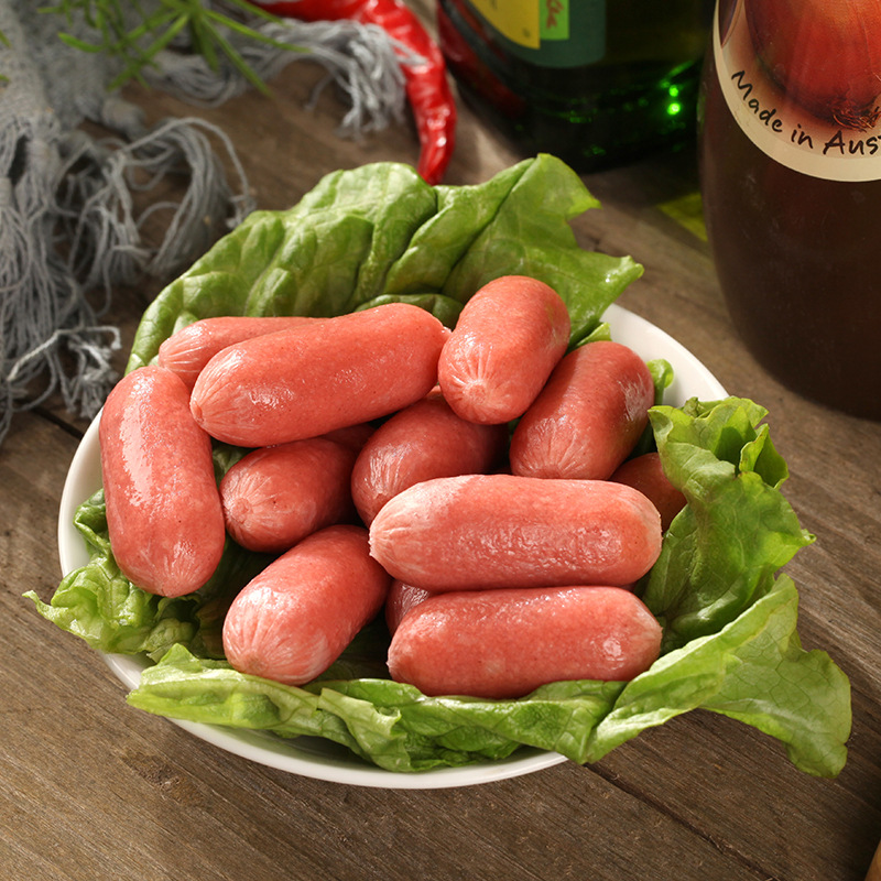 厂家批发火锅丸子亲亲肠香肠麻辣烫关东煮火锅食材速冻食品