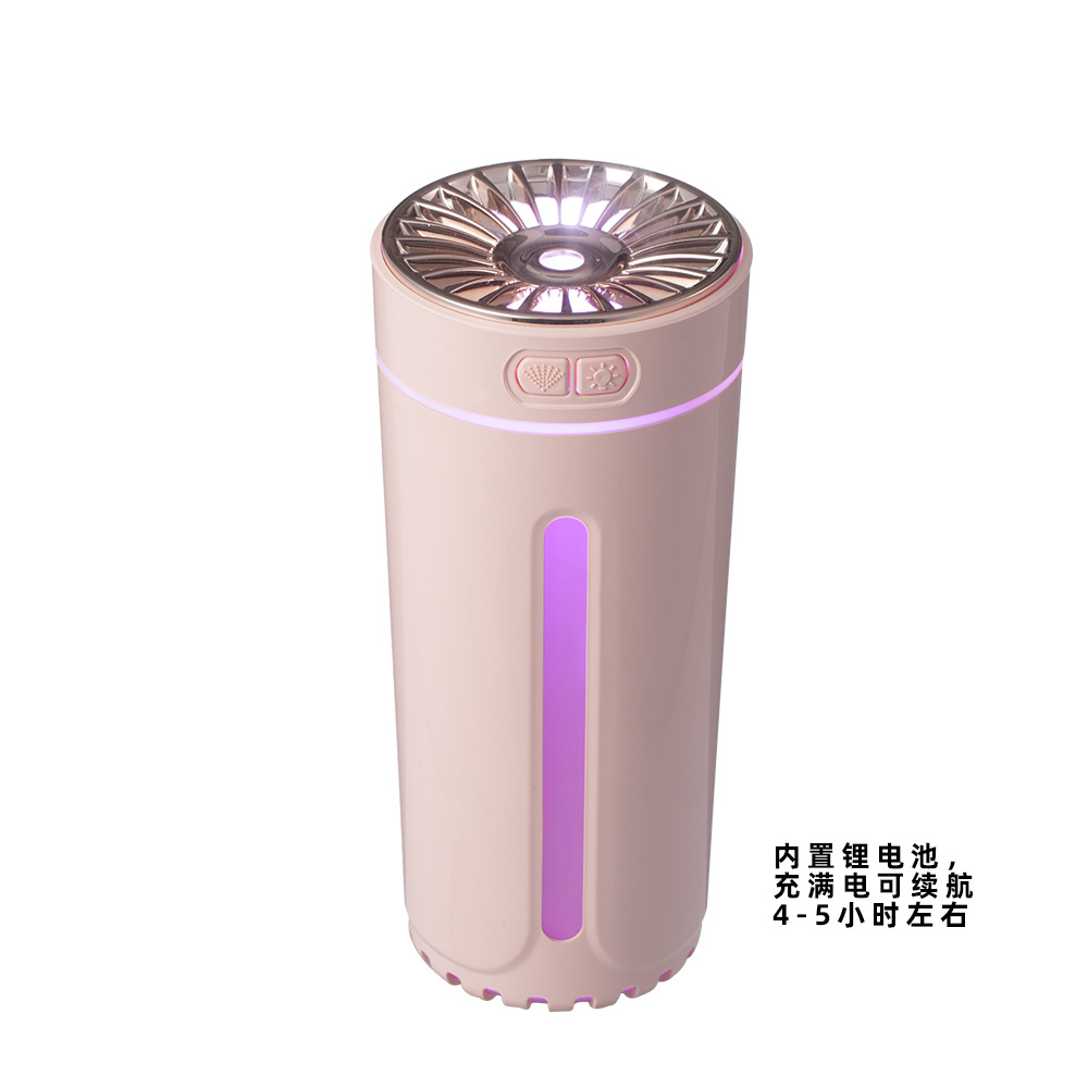 New Small Heavy Fog Mute Portable USB Car Aroma Diffuser Phantom Cup Colorful Night Lamp Air Humidifier