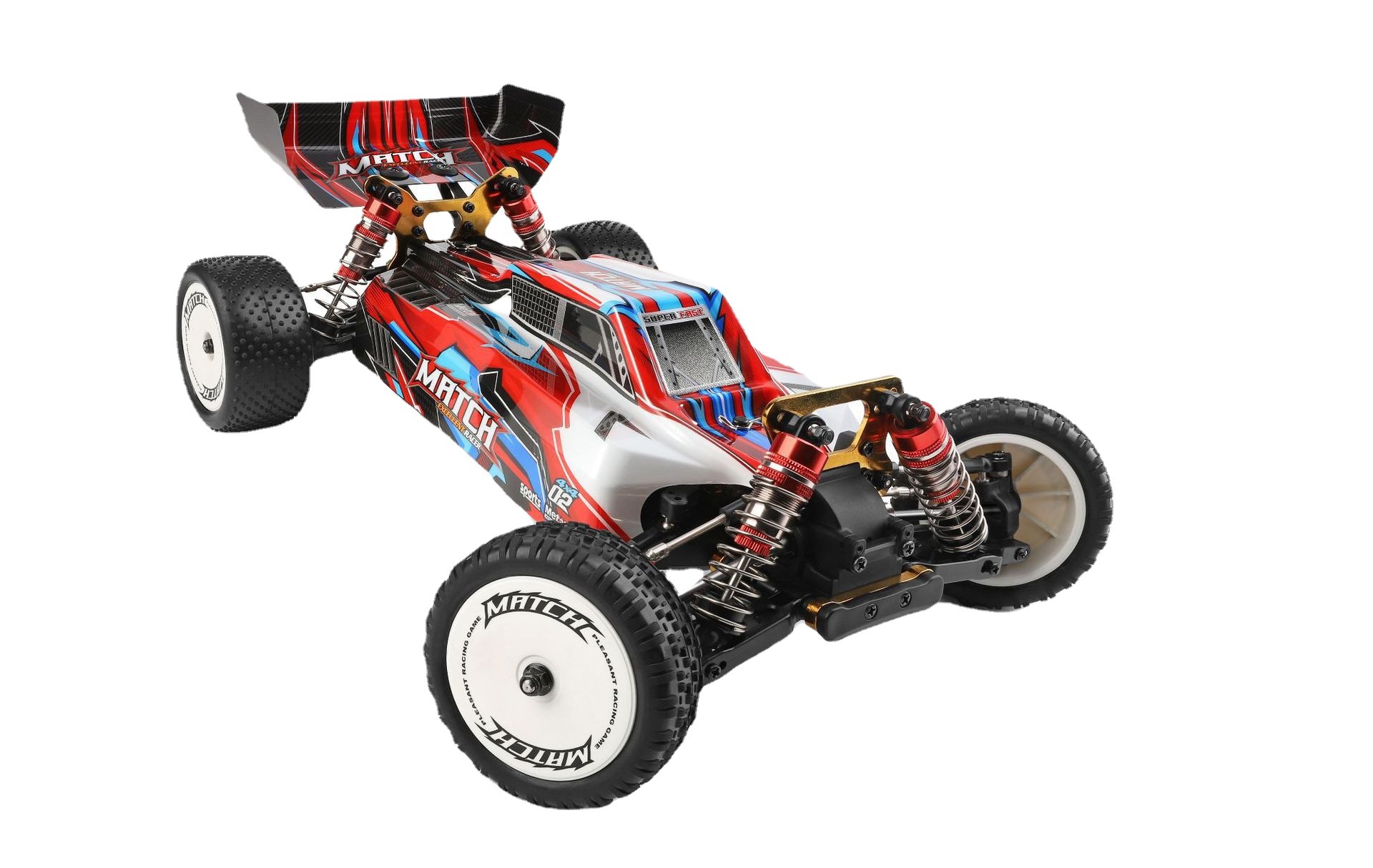 伟力104001遥控车rc高速车1:10电动四驱越野车45km/h高速竞技赛车