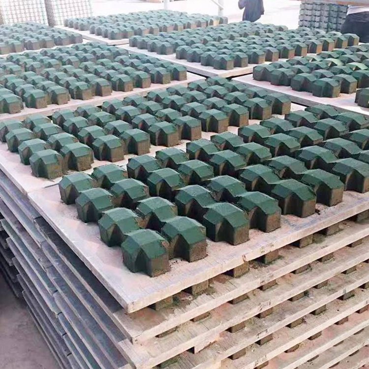 250*250*50中孔植草砖 草坪花纹人行道板透水砖 井字八字水泥