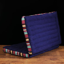 QD4D藏式折叠坐垫磕头拜垫家用方形敬茶拜佛垫跪垫打坐垫禅修垫蒲