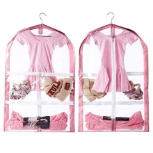 Waterproof PVC Kids Garment Bags Girls Dance Dress Bag with