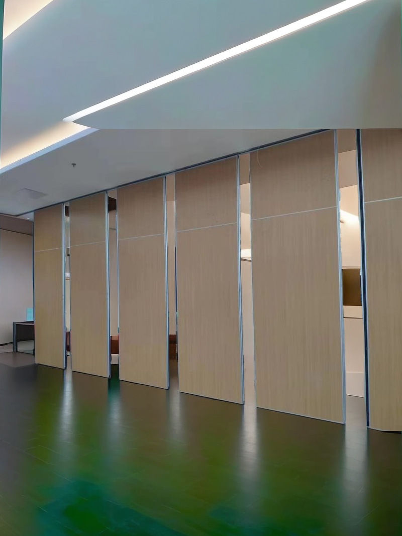 酒店包间活动隔断宴会厅移动高隔断办公室隔音屏风推拉折叠移门