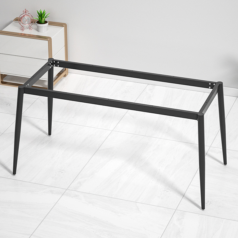 铁艺桌腿支架岩板桌架子大理石餐台底座书桌茶几架金属钢桌脚支撑