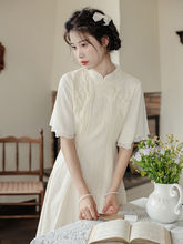 裙子夏季女新款2024新中式国风改良版旗袍裙气质显瘦小个子连衣裙
