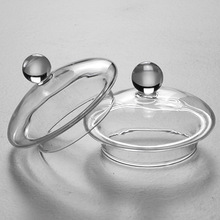 N2TY茶壶盖子 手工耐热玻璃盖子 杯盖 壶盖 茶具配件 茶道/零配