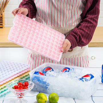 冻冰块模具制冰盒套装冰格带盖家用创意小冰粒速冻器商用冰棒模型