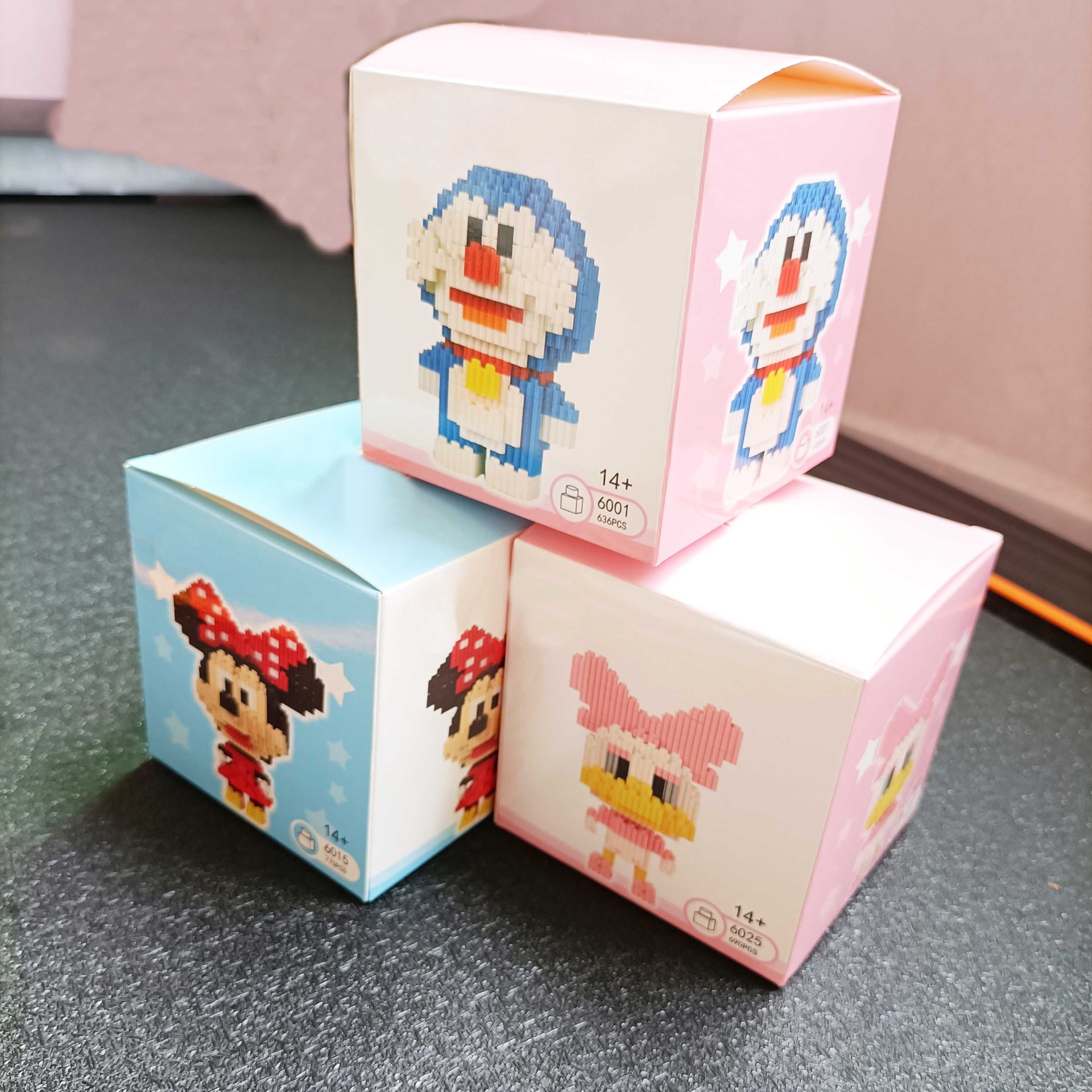 供应小颗粒串联积木纸盒印刷拼图儿童塑料智拼插装玩具彩盒包装