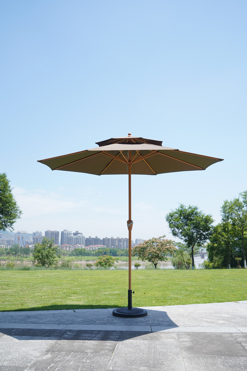 户外遮阳伞休闲夜市摆摊桌伞庭院室外伞中柱伞露天咖啡厅中柱伞