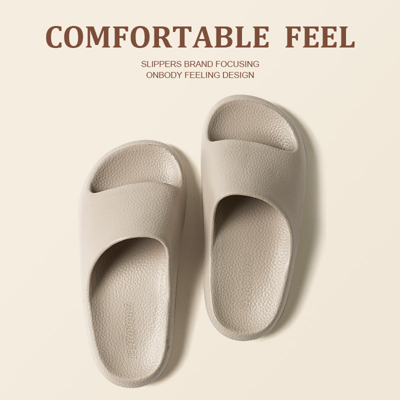 Women's Summer Vintage Leather Pattern Eva Non-Slip Slippers Men's Indoor Soft Bottom Mute Couple Gift Slippers