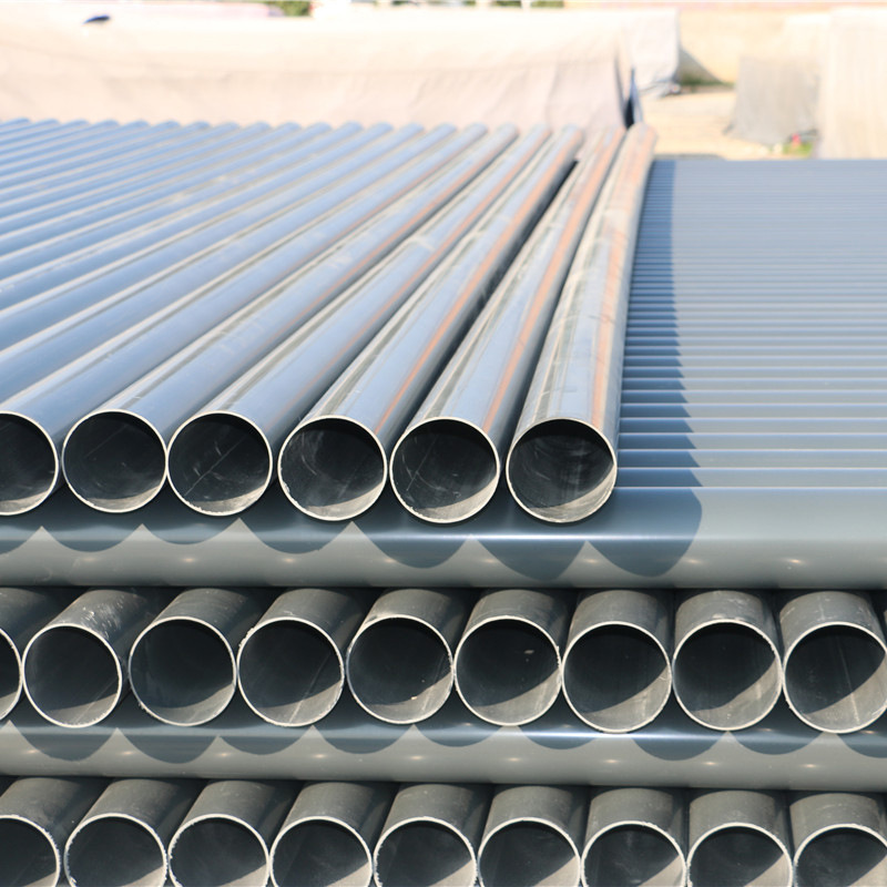 pvc灰色农田灌溉管农业输水管硬聚氯乙烯pvc农田灌溉 pvc-u给水管￥4