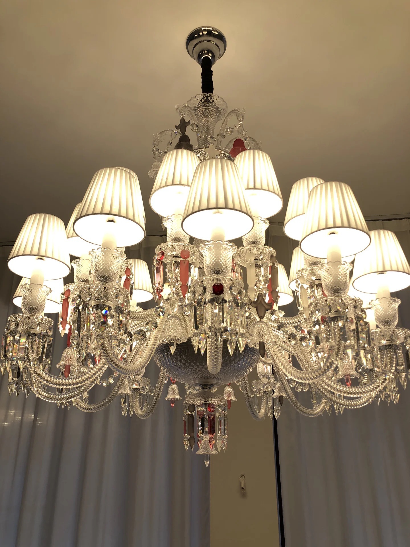 European Crystal Chandelier Living Room Lamps Hotel Banquet Hall Modern Light Luxury Candle Atmosphere Wedding Villa Chandelier