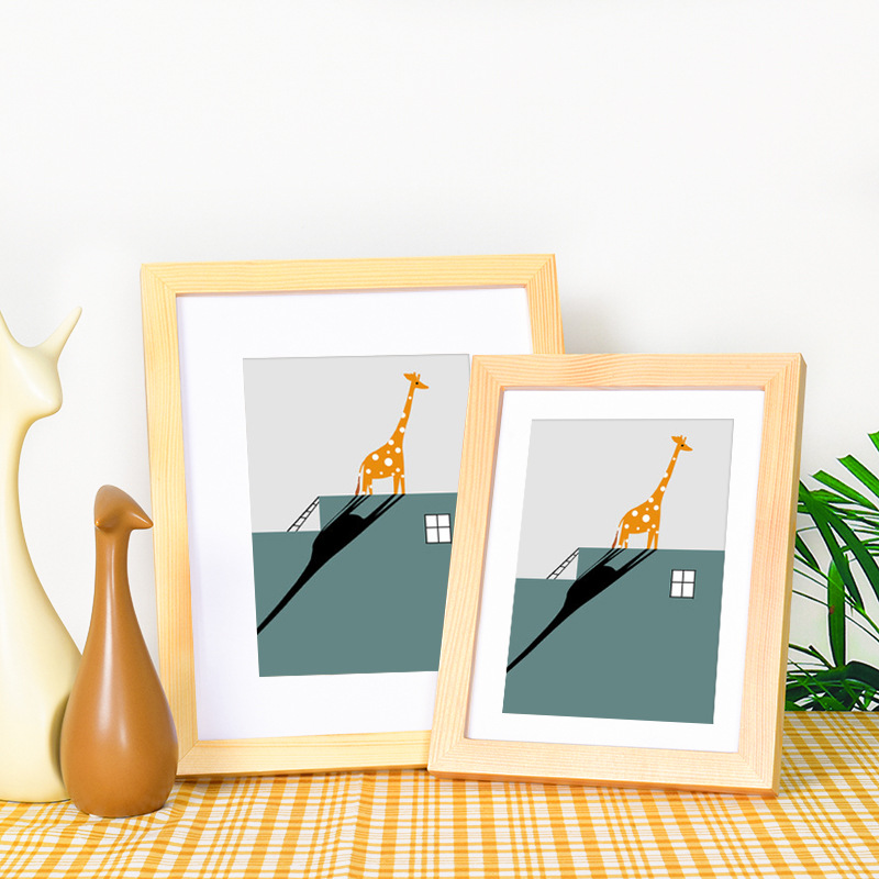 实木相框装裱框8k4k画框木质相框挂墙摆台海报框照片墙拼图框批发