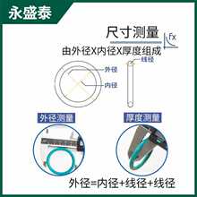 xyft氟橡胶O型圈3-220*线径1/1.5/2.5/3.1耐油高温腐蚀油封O形 密